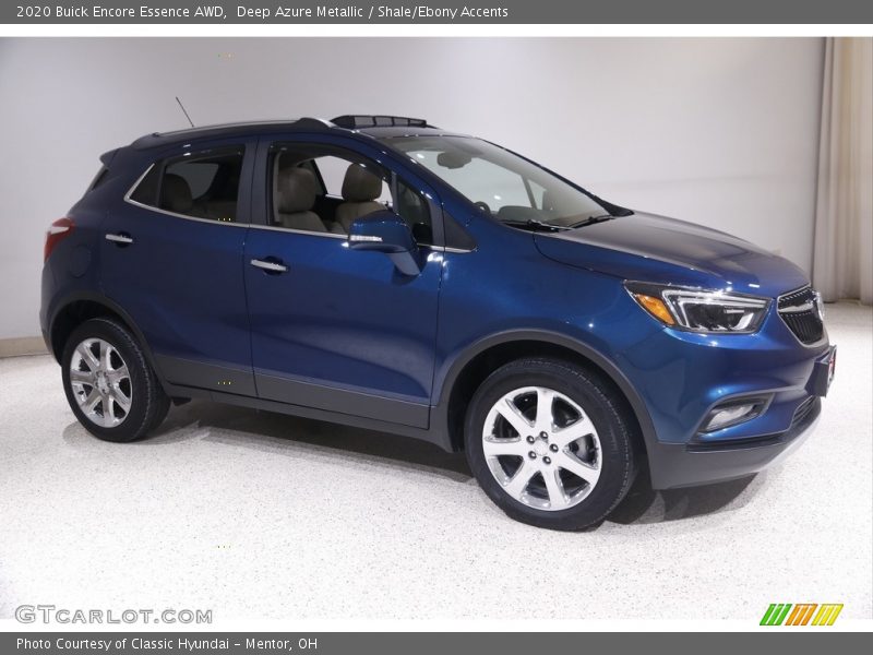 Deep Azure Metallic / Shale/Ebony Accents 2020 Buick Encore Essence AWD