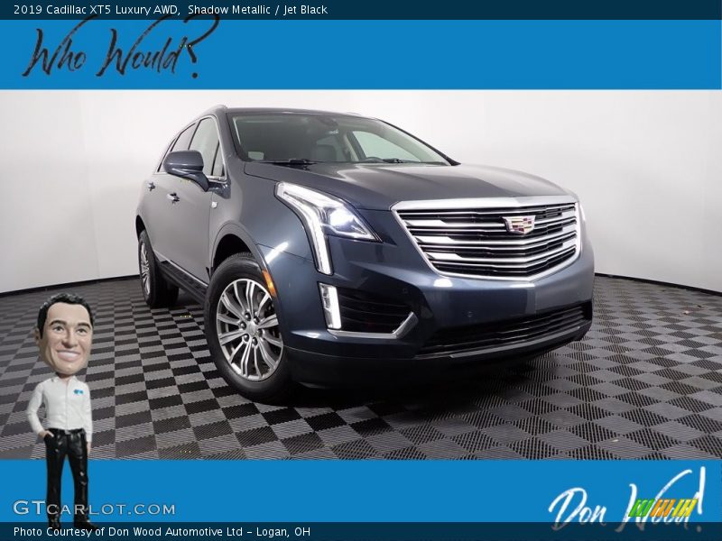 Shadow Metallic / Jet Black 2019 Cadillac XT5 Luxury AWD
