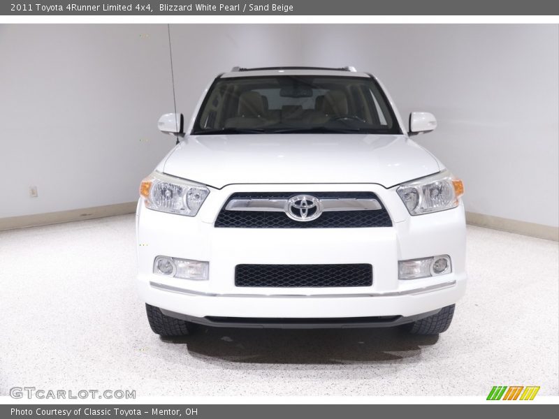 Blizzard White Pearl / Sand Beige 2011 Toyota 4Runner Limited 4x4