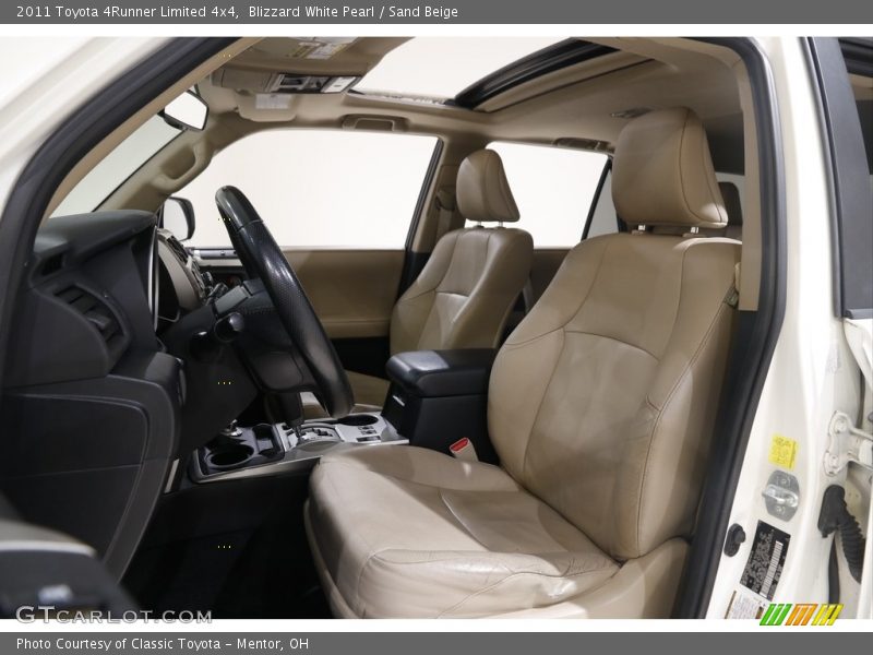 Blizzard White Pearl / Sand Beige 2011 Toyota 4Runner Limited 4x4