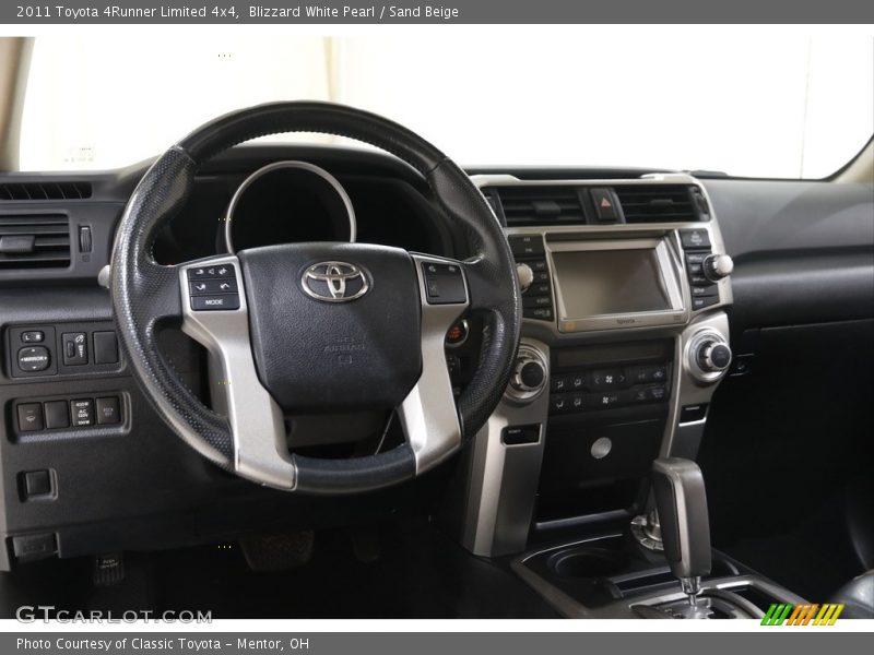 Blizzard White Pearl / Sand Beige 2011 Toyota 4Runner Limited 4x4