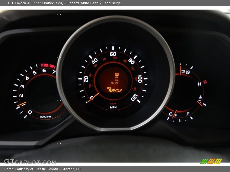Blizzard White Pearl / Sand Beige 2011 Toyota 4Runner Limited 4x4