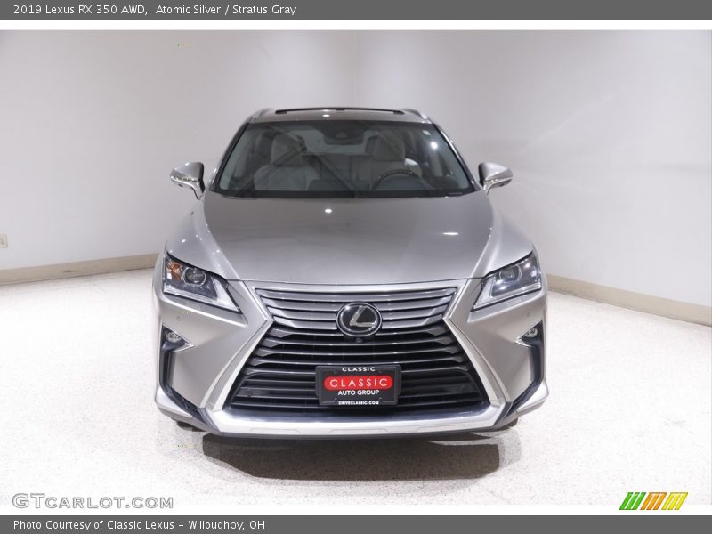 Atomic Silver / Stratus Gray 2019 Lexus RX 350 AWD