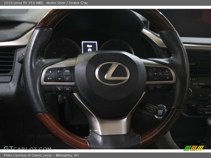 Atomic Silver / Stratus Gray 2019 Lexus RX 350 AWD