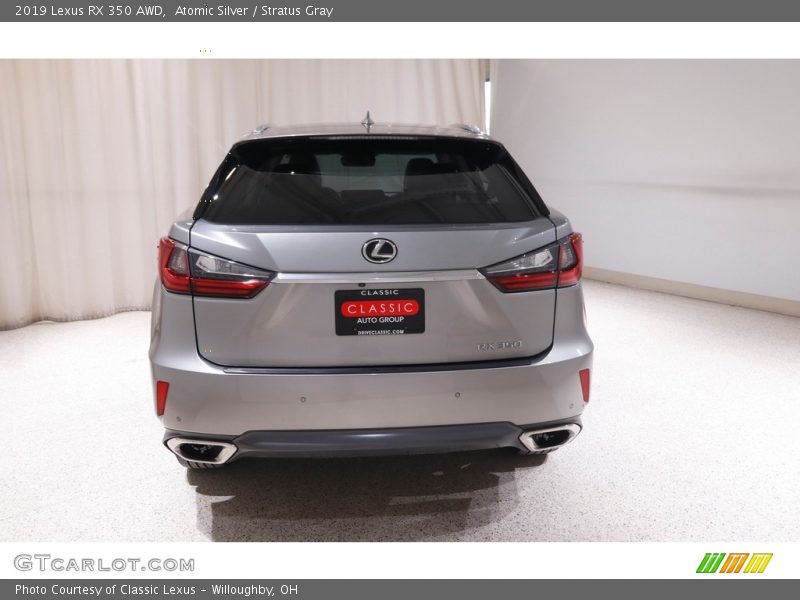 Atomic Silver / Stratus Gray 2019 Lexus RX 350 AWD