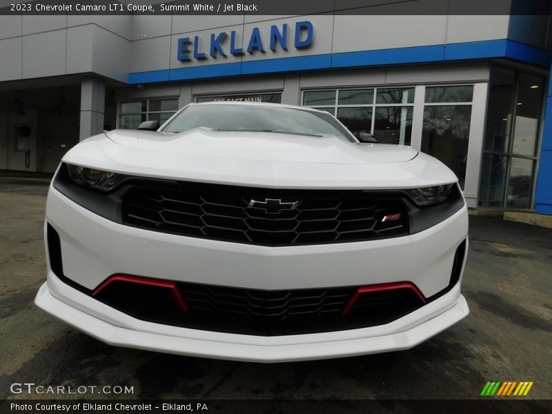 Summit White / Jet Black 2023 Chevrolet Camaro LT1 Coupe