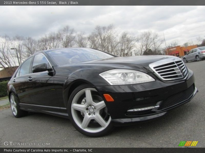 Black / Black 2013 Mercedes-Benz S 550 Sedan