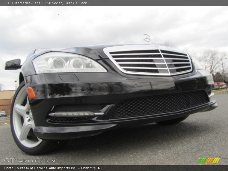 Black / Black 2013 Mercedes-Benz S 550 Sedan