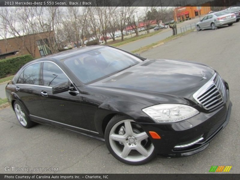 Black / Black 2013 Mercedes-Benz S 550 Sedan
