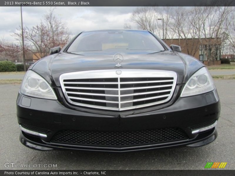 Black / Black 2013 Mercedes-Benz S 550 Sedan
