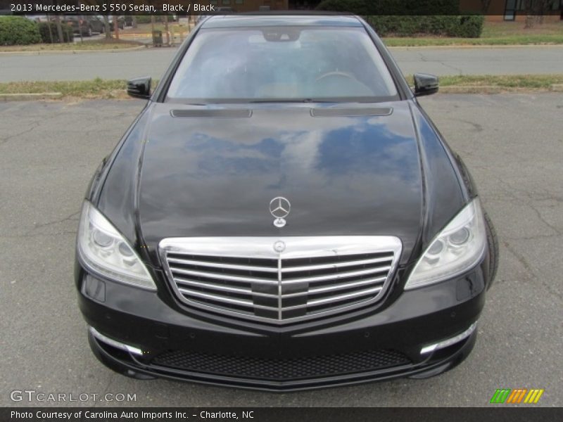 Black / Black 2013 Mercedes-Benz S 550 Sedan