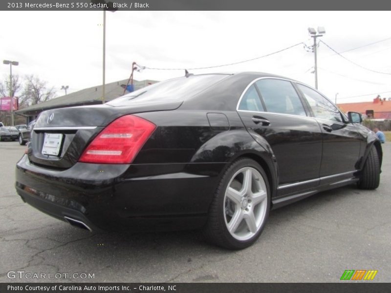Black / Black 2013 Mercedes-Benz S 550 Sedan