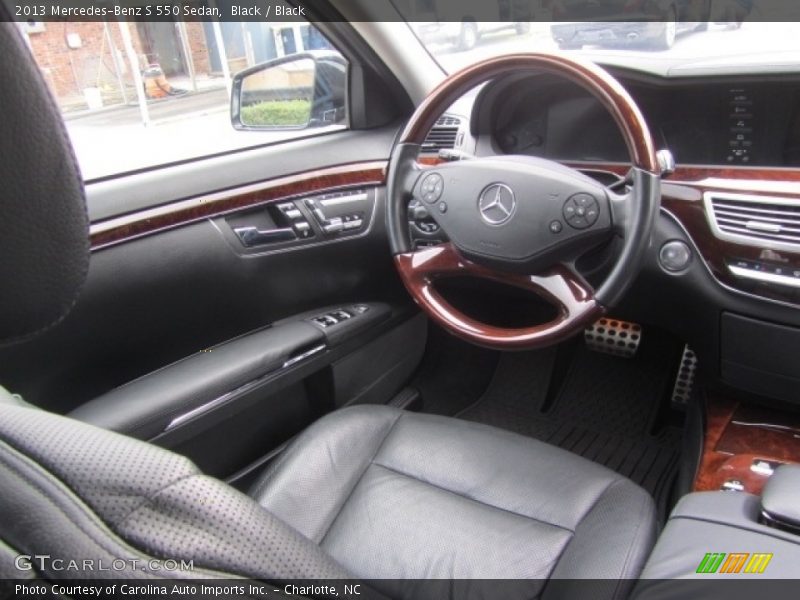 Black / Black 2013 Mercedes-Benz S 550 Sedan