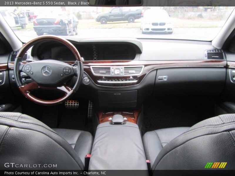Black / Black 2013 Mercedes-Benz S 550 Sedan