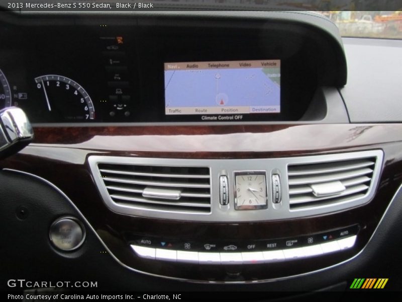 Black / Black 2013 Mercedes-Benz S 550 Sedan