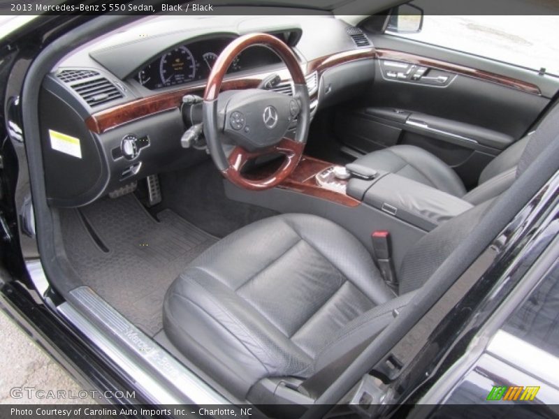 Black / Black 2013 Mercedes-Benz S 550 Sedan