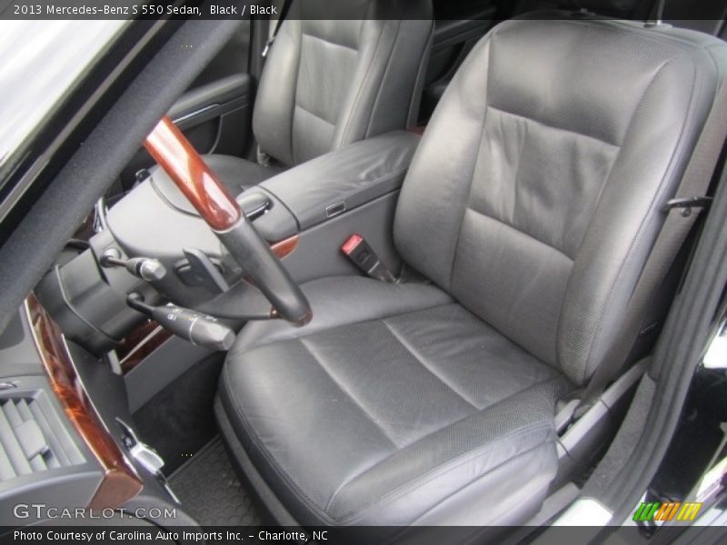Black / Black 2013 Mercedes-Benz S 550 Sedan