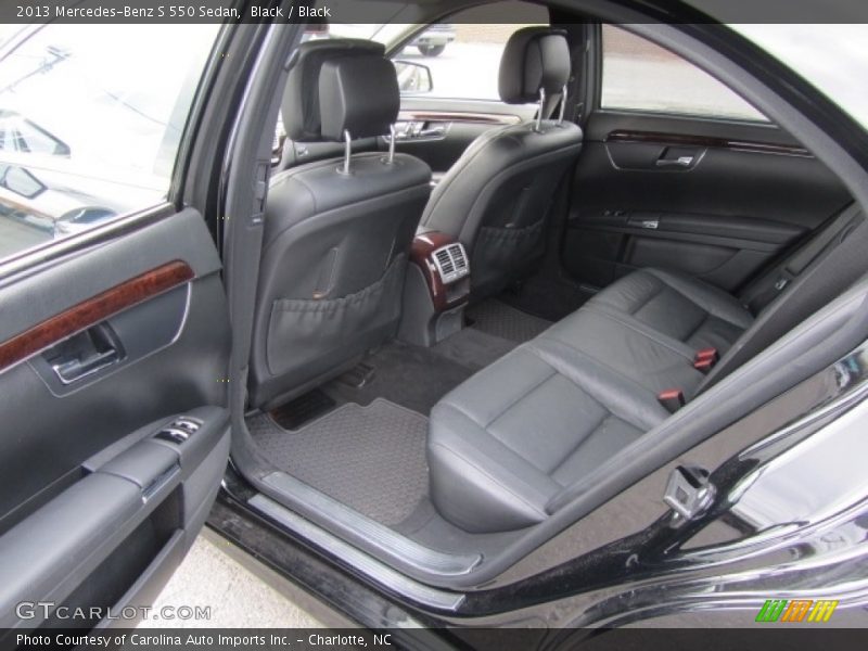 Black / Black 2013 Mercedes-Benz S 550 Sedan