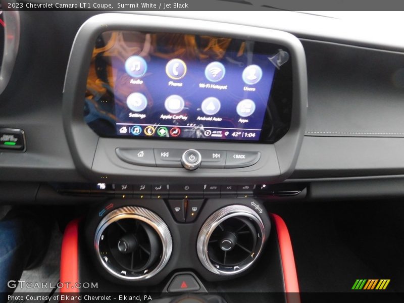 Controls of 2023 Camaro LT1 Coupe