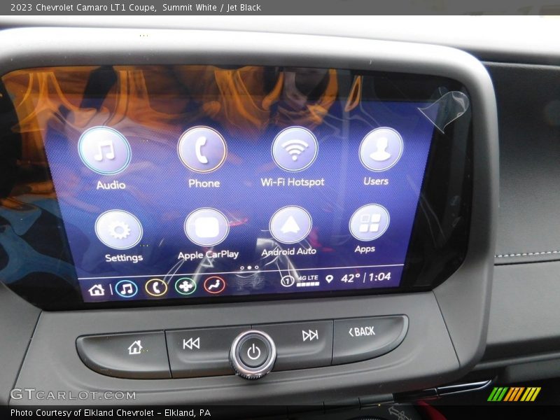 Controls of 2023 Camaro LT1 Coupe