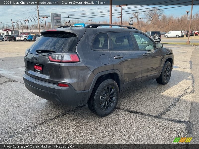 Granite Crystal Metallic / Black 2023 Jeep Cherokee Altitude Lux 4x4