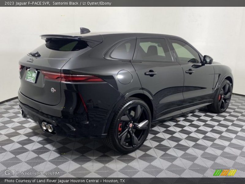 Santorini Black / Lt Oyster/Ebony 2023 Jaguar F-PACE SVR