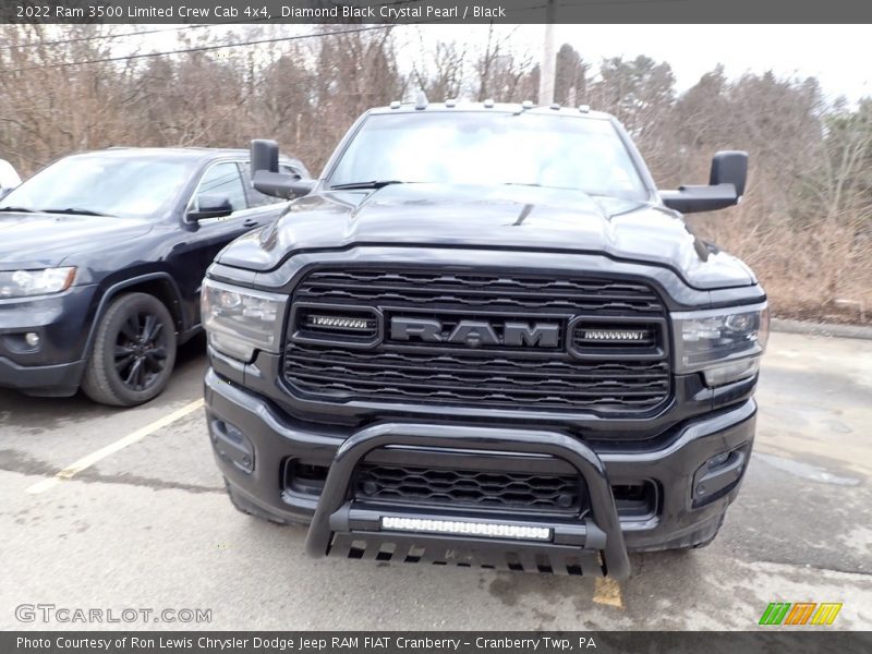 Diamond Black Crystal Pearl / Black 2022 Ram 3500 Limited Crew Cab 4x4