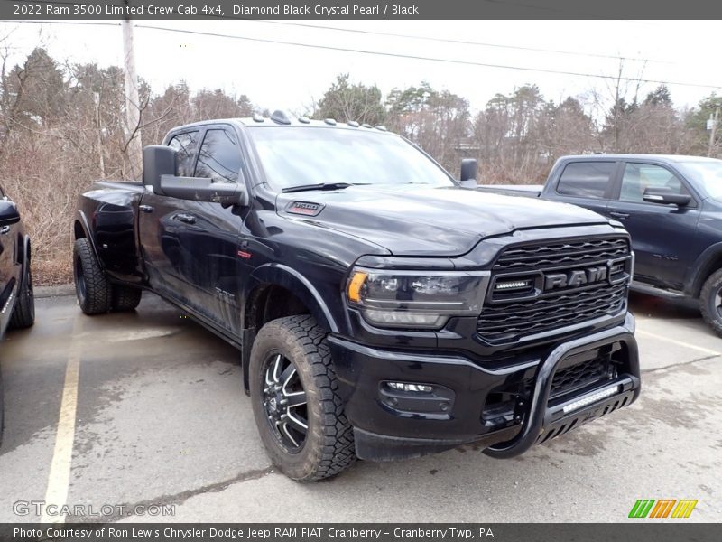 Diamond Black Crystal Pearl / Black 2022 Ram 3500 Limited Crew Cab 4x4