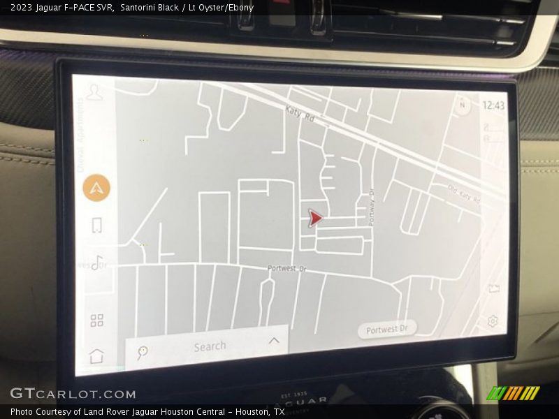 Navigation of 2023 F-PACE SVR