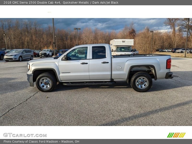 Quicksilver Metallic / Dark Ash/Jet Black 2018 GMC Sierra 1500 Double Cab 4x4