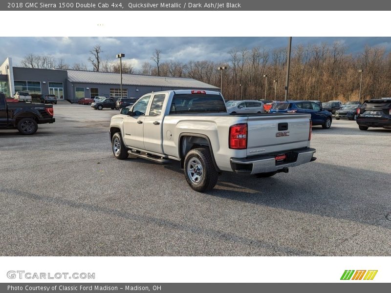 Quicksilver Metallic / Dark Ash/Jet Black 2018 GMC Sierra 1500 Double Cab 4x4