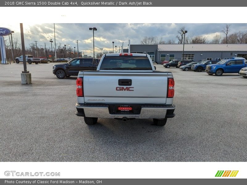 Quicksilver Metallic / Dark Ash/Jet Black 2018 GMC Sierra 1500 Double Cab 4x4