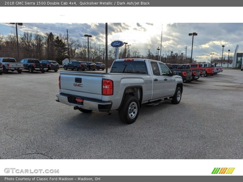 Quicksilver Metallic / Dark Ash/Jet Black 2018 GMC Sierra 1500 Double Cab 4x4