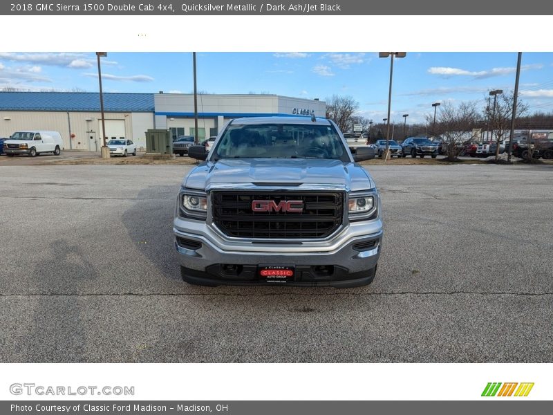 Quicksilver Metallic / Dark Ash/Jet Black 2018 GMC Sierra 1500 Double Cab 4x4