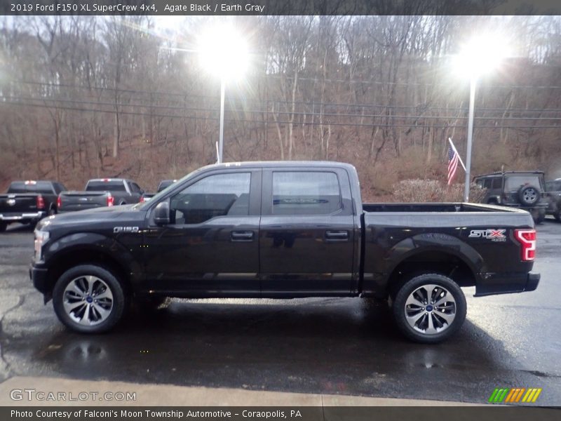 Agate Black / Earth Gray 2019 Ford F150 XL SuperCrew 4x4