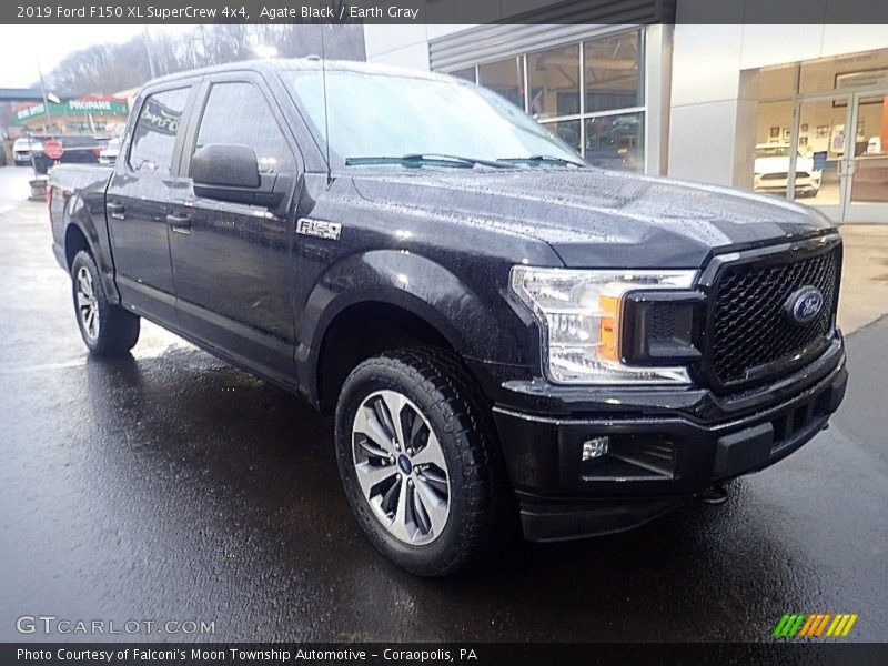 Agate Black / Earth Gray 2019 Ford F150 XL SuperCrew 4x4