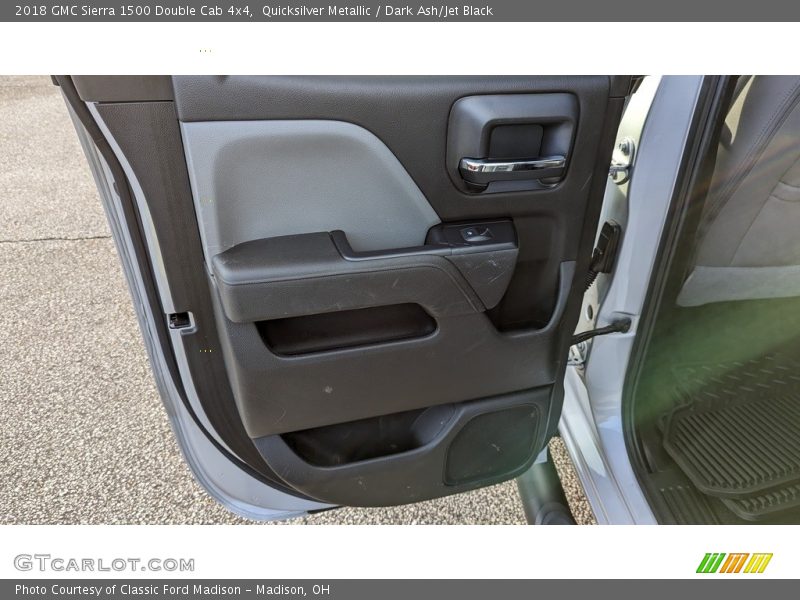 Quicksilver Metallic / Dark Ash/Jet Black 2018 GMC Sierra 1500 Double Cab 4x4
