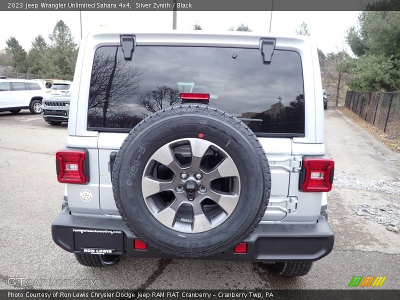 Silver Zynith / Black 2023 Jeep Wrangler Unlimited Sahara 4x4