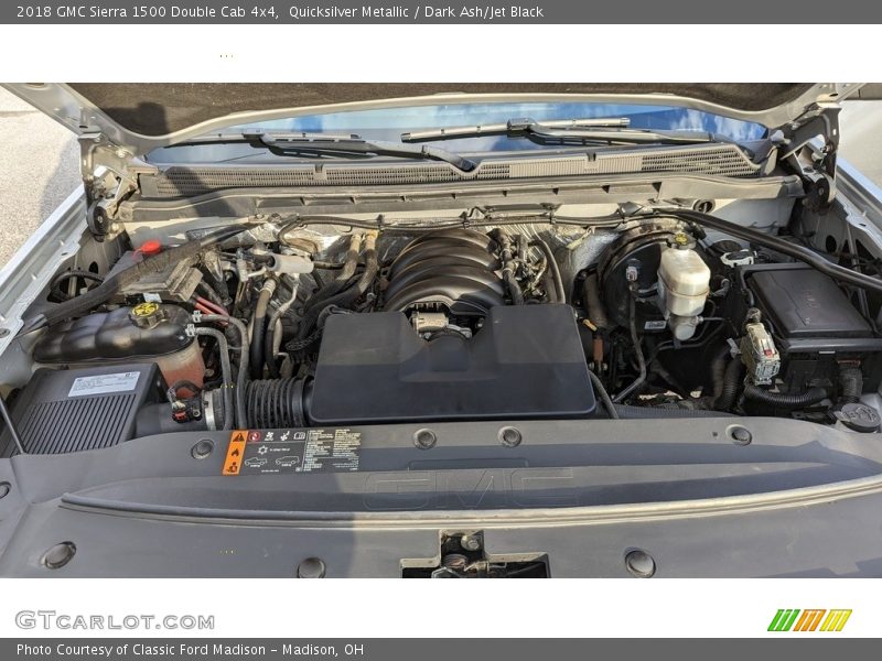 Quicksilver Metallic / Dark Ash/Jet Black 2018 GMC Sierra 1500 Double Cab 4x4