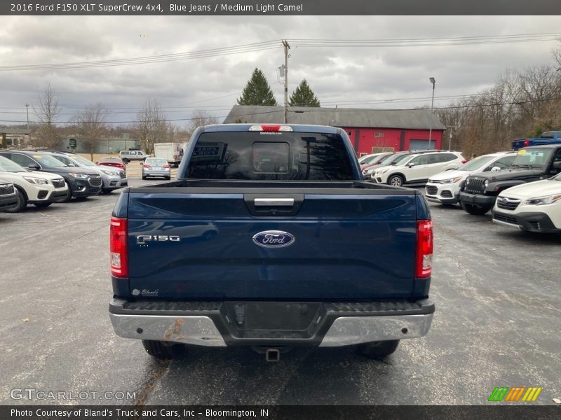 Blue Jeans / Medium Light Camel 2016 Ford F150 XLT SuperCrew 4x4