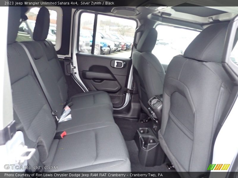 Rear Seat of 2023 Wrangler Unlimited Sahara 4x4