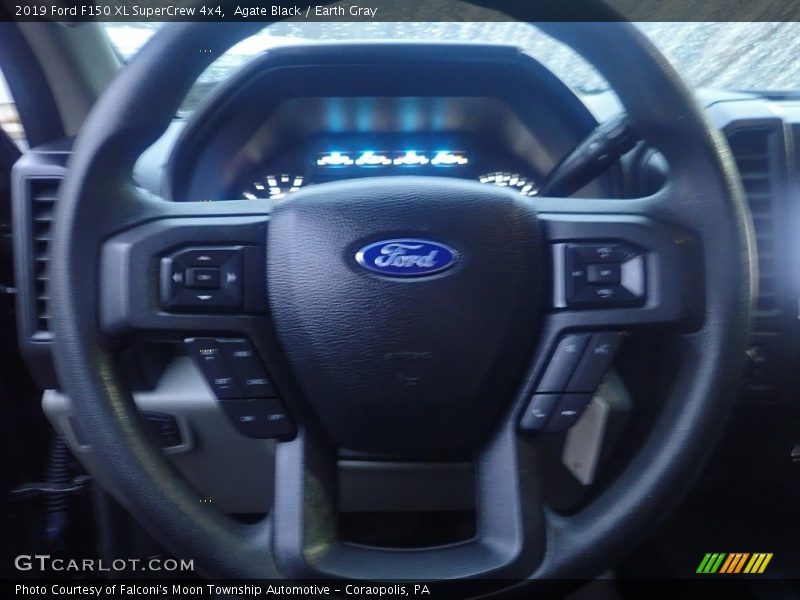 Agate Black / Earth Gray 2019 Ford F150 XL SuperCrew 4x4