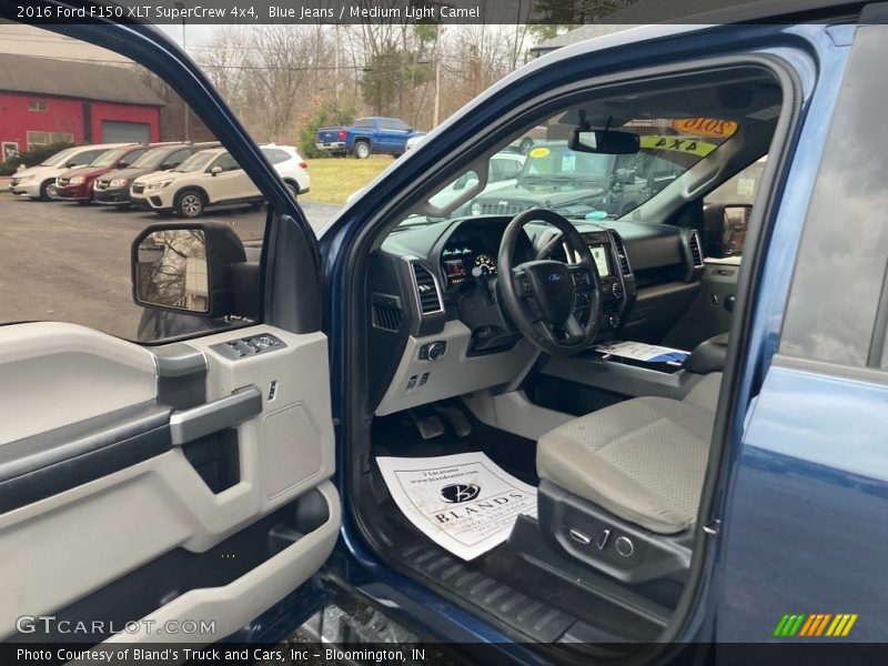 Blue Jeans / Medium Light Camel 2016 Ford F150 XLT SuperCrew 4x4
