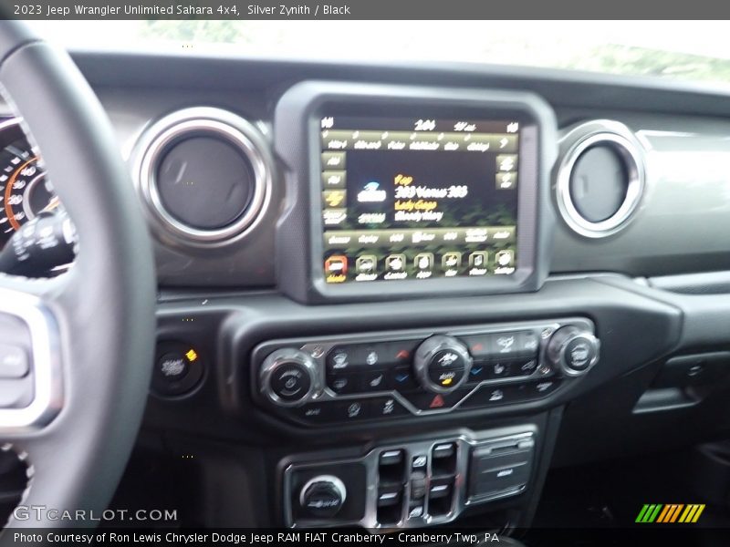 Silver Zynith / Black 2023 Jeep Wrangler Unlimited Sahara 4x4