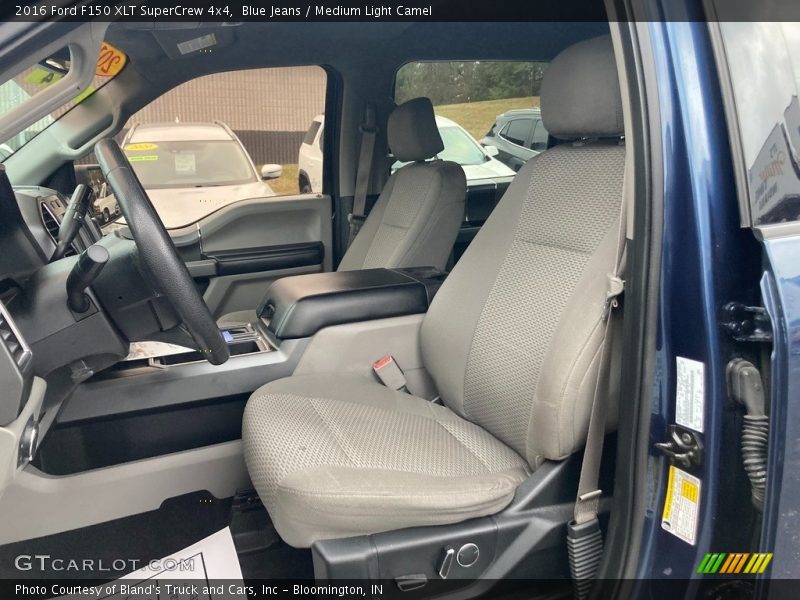 Blue Jeans / Medium Light Camel 2016 Ford F150 XLT SuperCrew 4x4