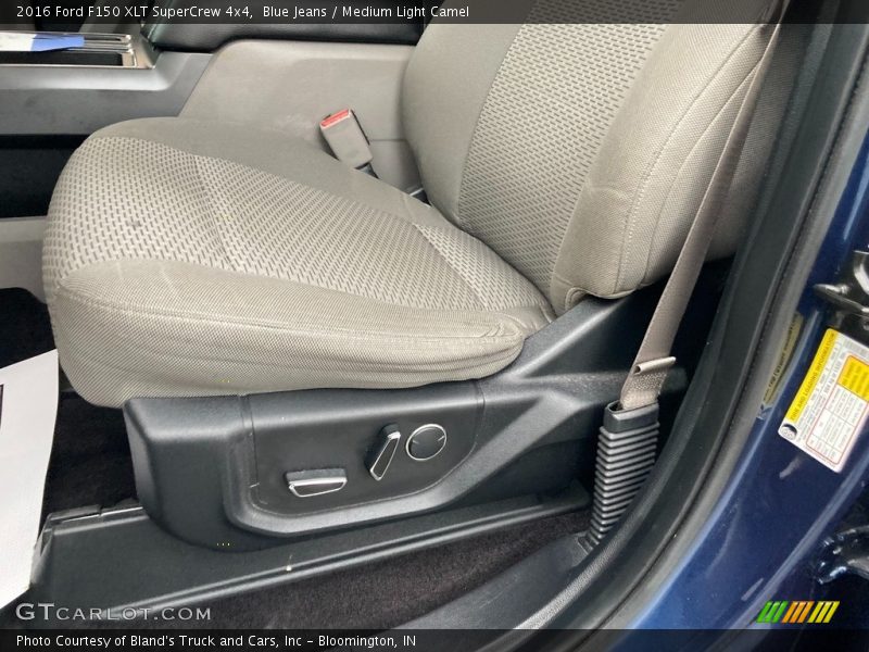 Blue Jeans / Medium Light Camel 2016 Ford F150 XLT SuperCrew 4x4