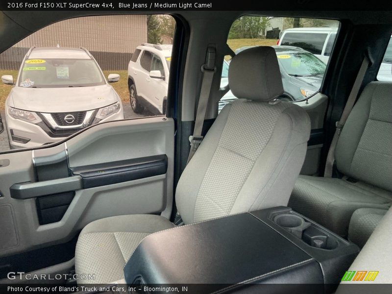 Blue Jeans / Medium Light Camel 2016 Ford F150 XLT SuperCrew 4x4