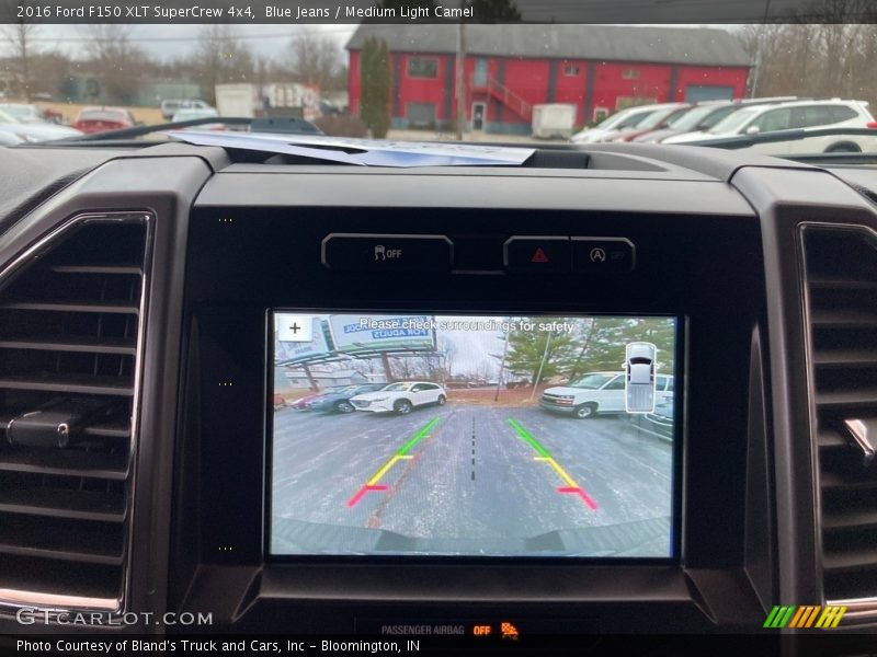 Blue Jeans / Medium Light Camel 2016 Ford F150 XLT SuperCrew 4x4