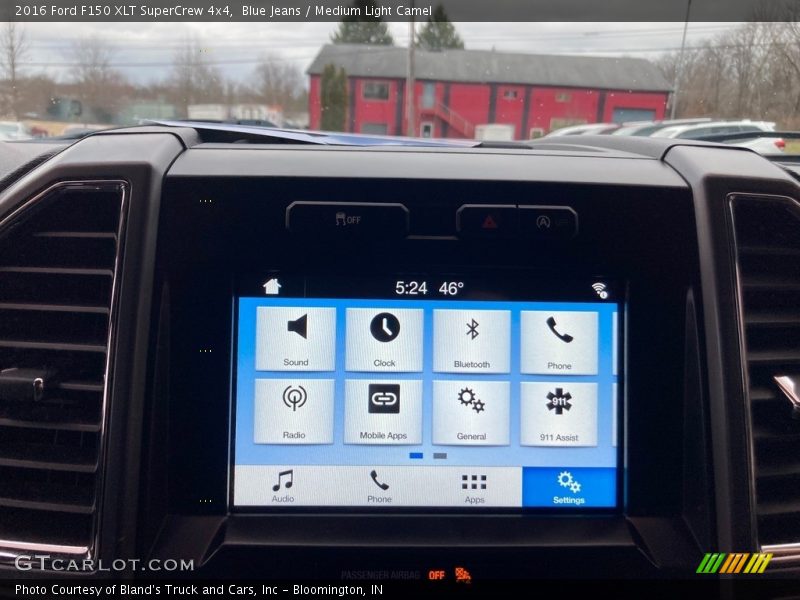 Blue Jeans / Medium Light Camel 2016 Ford F150 XLT SuperCrew 4x4