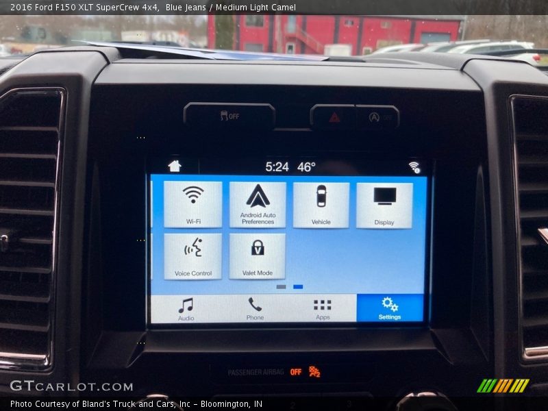 Blue Jeans / Medium Light Camel 2016 Ford F150 XLT SuperCrew 4x4